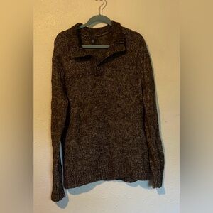 Men’s alpaca and wool blend classic cozy winter staple sweater size large